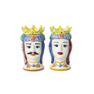 TESTE DI MORO DECORO  SICILIANO - CERAMICHE DI CALTAGIRONE