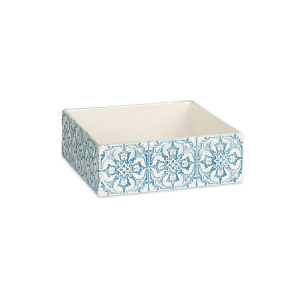 PORTA OGGETTI MAIOLICA BLU/SALVIA/SABBIA 