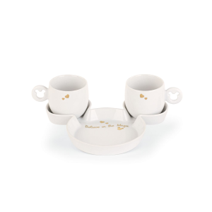 BOMBONIERA SET DI DUE TAZZE CON VASSOIOI MICKEY - LINEA DISNEY 