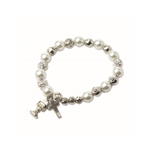 BRACCIALE ROSARIO CON ELASTICO