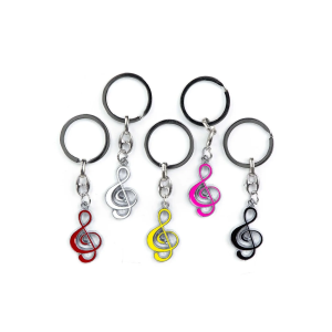 PORTACHIAVI CHIAVI DI VIOLINO COLORI ASSORTITI 