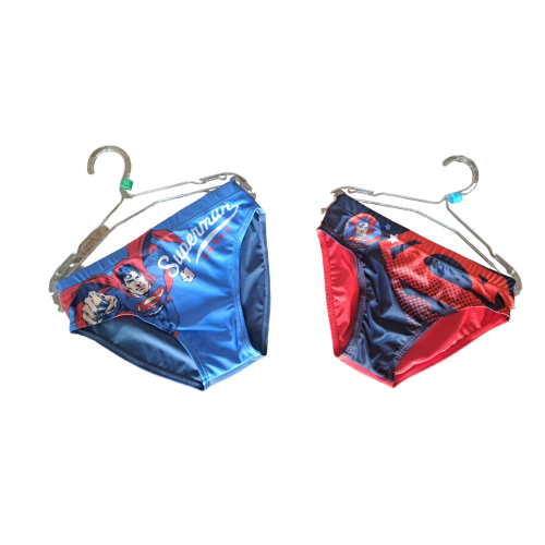Prodotto ET1855 COSTUME SLIP SUPERMAN 3 4 5 6 8 ANNI SUPERMAN BIMBO 3 7 ANNI MODA MARE