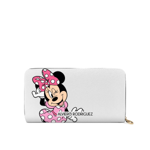 Portafogli Zip Bianco Minnie