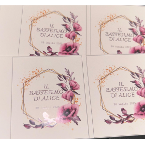 BIGLIETTINI PER BOMBONIERE 