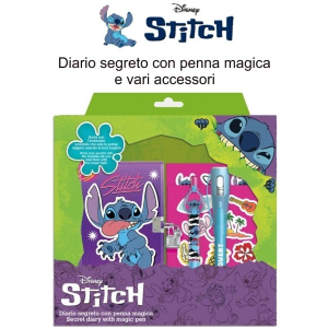 STITCH SET DIARIO SEGRETO E PENNA MAGICA