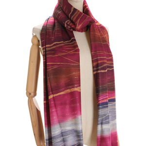 SCIARPA FANTASIA COLORE FUXIA 