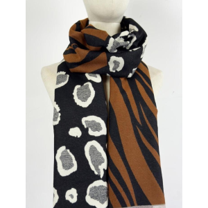SCIARPA FANTASIA ANIMALIER 100% VISCOSA