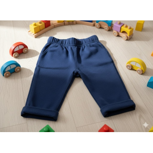 PANTALONE BLU IN COTONE EMC BIMBO DA 6 MESI A 5 ANNI