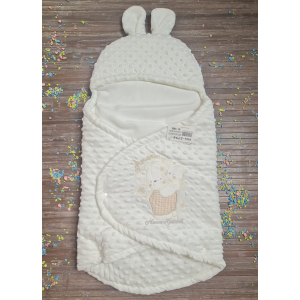 BABY SAC ORSETTO IN CINIGLIA RICAMATA