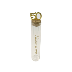 FIALA PORTACONFETTI NOZZE D'ORO 50° ANNIVERSARIO DI MATRIMONIO 