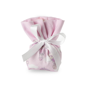 SACCHETTO MONGOLFIERA ROSA/CELESTE