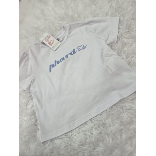 TSHIRT RAGAZZA PHARD COLORE BIANCO DA 8 A 16 ANNI