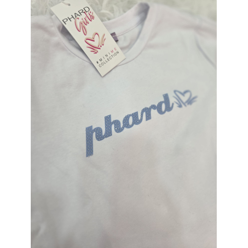 TSHIRT RAGAZZA PHARD COLORE BIANCO DA 8 A 16 ANNI