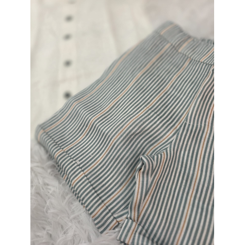 COMPLETO BIMBO EMC IN LINO CAMICIA E PANTALONCINO DA 6 MESI A 5 ANNI