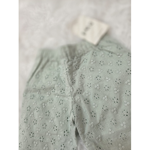 PANTALONE LUNGO IN COTONE EMC VERDE PASTELLO DA 6 MESI A 5 ANNI