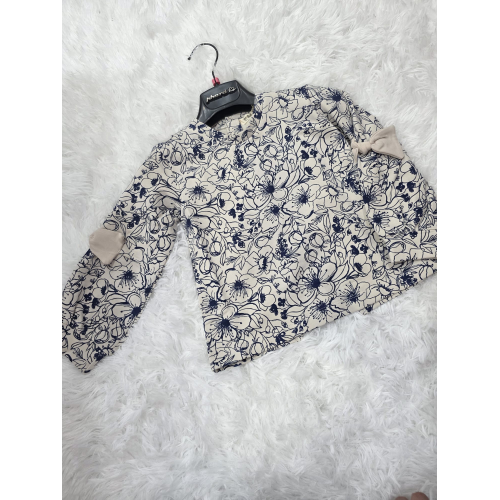 MAGLIA EMC BIMBA DA 3 A 8 ANNI BEIGE E BLU