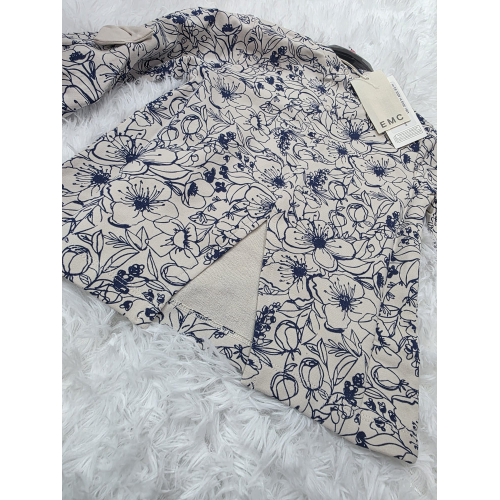 MAGLIA EMC BIMBA DA 3 A 8 ANNI BEIGE E BLU