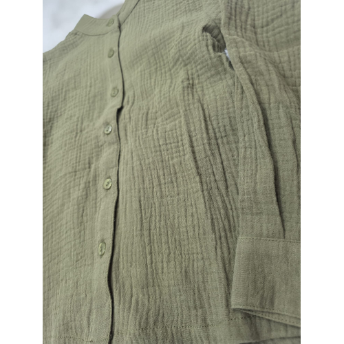 CAMICIA IN LINO EMC BIMBO COLORE VERDE DA 3 ANNI A 8 ANNI