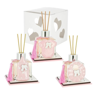 BOTTIGLIA PROFUMATORE 100 ML BABY ROSA BIBERON BAVETTA BODY 3 ASSORTITI 9,5X9,5 + NAPPA C/AST.  