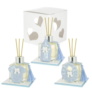 BOTTIGLIA PROFUMATORE 100 ML BABY CIELO BIBERON BAVETTA BODY 3 ASSORTITI 9,5X9,5 + NAPPA C/AST.