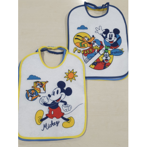 Bavette grandi in spugna con retro in PVC Disney by Ellepi – confezione da 6 pezzi