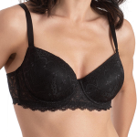 REGGISENO CON IMBOTTITURA E FERRETTO IN PIZZO COPPA C  ART. ROSA COCONUDA